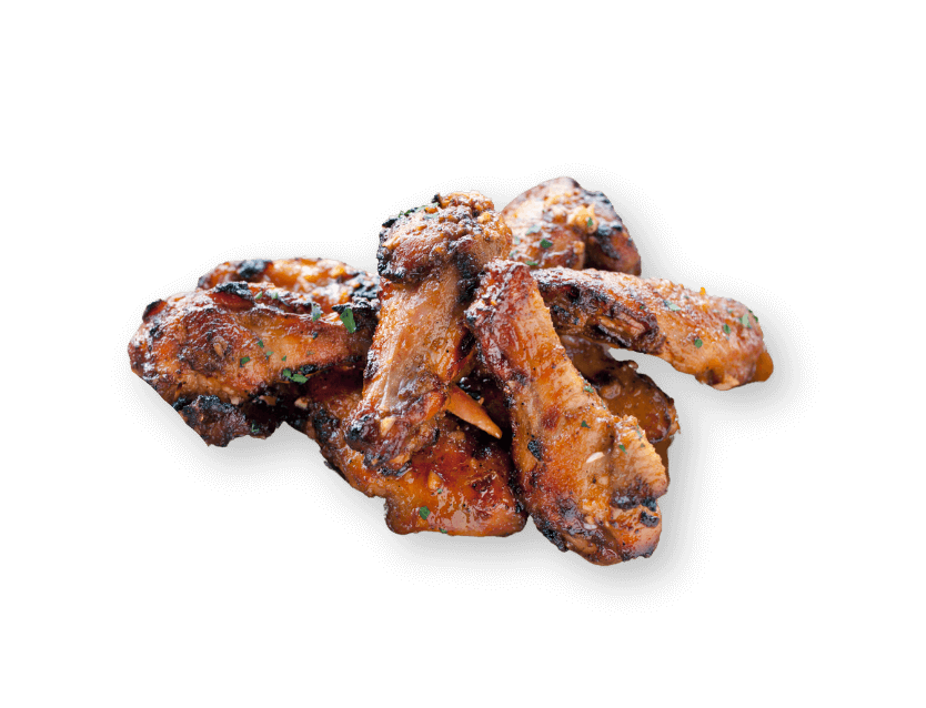 Ailes de poulet cuites BBQ