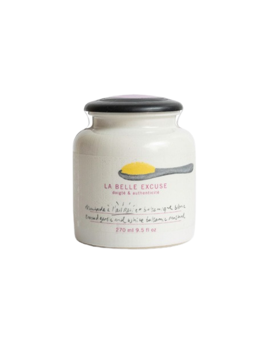 Moutarde ail rôti et balsamique blanc