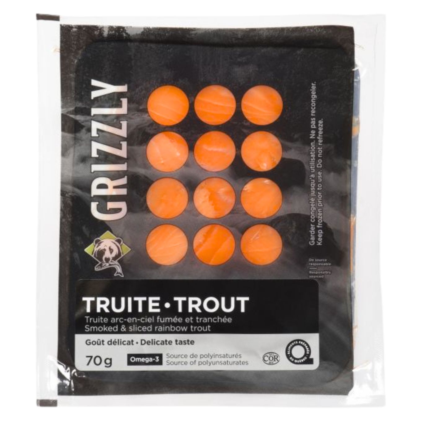 Truite Fumée Tranchée