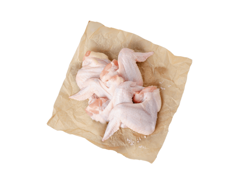 Ailes de poulet de grain